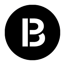 Beauleigh logo, a white, capital B in a black circle